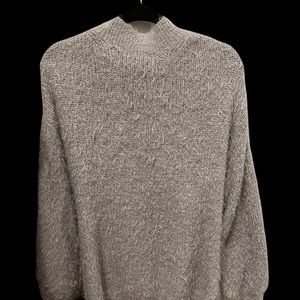 Dani-Rae & Company boutique- Fuzzy Sweater with faint Silver sparkles woven in.